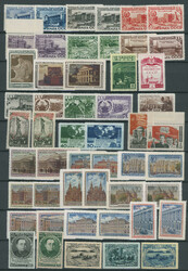 1950 Year, complete set of 129 stamps, including originals and ...