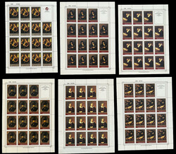 MINIATURE SHEETS OF HERMITAGE PAINTINGS: 1982-85, Artworks of Italian ...