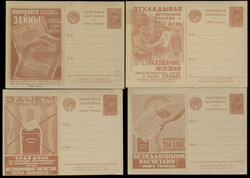 ADVERTISING POSTCARDS COLLECTION: 1930-32, 10 (9 - different) unused ...