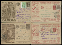 ADVERTISING POSTCARDS COLLECTION: 1927-32, 39 used postcards promoted ...