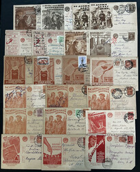 ADVERTISING POSTCARDS COLLECTION: 1927-32, 39 used postcards promoted ...