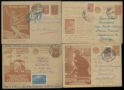 ADVERTISING POSTCARDS COLLECTION: 1930-32, Promotion of Osoaviakhim ...