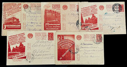 ADVERTISING POSTCARDS COLLECTION: 1931-32, seven postcards related to ...