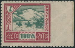 1927, Pictorial issue, Fording a Stream, 40k rose red and blue green, ...