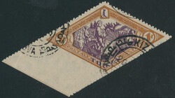 1927, Pictorial issue, Reindeer Ride, 1r yellow brown and violet, ...
