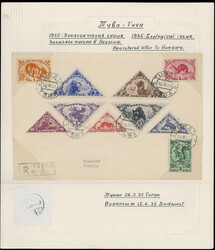 1935 (March 26), ''Zoological'' issue 1k-5t, two complete sets of ten ...