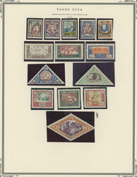 NEAT COLLECTION ON PAGES: 1926-35, 59 mint stamps representing seven ...