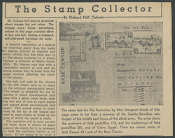 PIONEER FLIGHT: 1941 (April 5), cover to Chicago franked by three ...