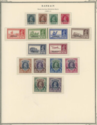 COLLECTION ON SCOTT PAGES: 1938-71, about 170 stamps, representing 25 ...