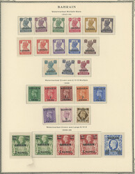COLLECTION ON SCOTT PAGES: 1938-71, about 170 stamps, representing 25 ...