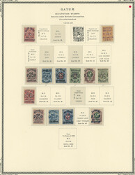 STARTING COLLECTION ON PAGES: 1919-20, 29 mint stamps plus 3 bearing ...