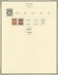 STARTING COLLECTION ON PAGES: 1919-20, 29 mint stamps plus 3 bearing ...