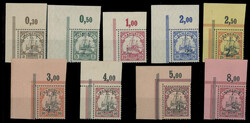 1915, blue or black surcharges ''C.E.F.'' and new denominations on ...