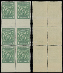 FIRST RESOURCES ISSUE: 1932-37, Codfish 1c green, perforation 13.3, ...