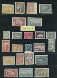 COLLECTION OF THE FIRST CONSTANTINOPLE ISSUE WITH LATER SURCHARGES: ...