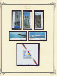 COLLECTION OF MODERN ISSUES: 1992-2003, 384 mint stamps, 62 miniature ...