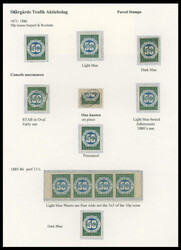 SHIP MAIL: 1873-86, Skargards Trafik Aktiebolag (STAB), 50p green and ...