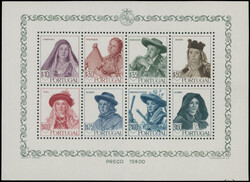 1947, Women's Heads, 10c-3.50e, souvenir sheet of eight, full OG, NH, ...