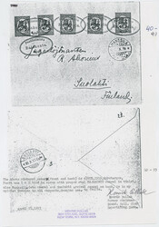 POSTAL HISTORY: 1919 (October ?), double rate cover to Suolahti, ...