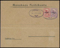 POSTAL HISTORY: 1919, unaddressed envelope pre-printed with ...
