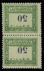6725: Western Hungary - Postage due stamps