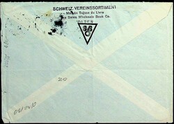 1945, Luftpost-Brief von "Olten-14.5.45" nach Kingston/Canada