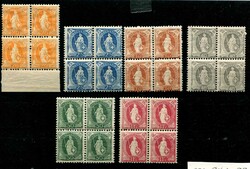 1907, 20 C.-1 Fr. Stehende Helvetia, je im VB, selten, SBK 480 ...