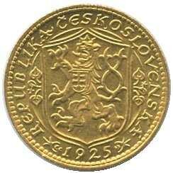 1925, 1 Dukat Gold, Staatswappen und rs. Hl. Wenzel, Erh. vz+, 3,49 ...