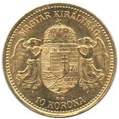 1904, 10 Korona Gold, Standbild Franz Josef, Erh. vz, 3,387 gr. 900er ...