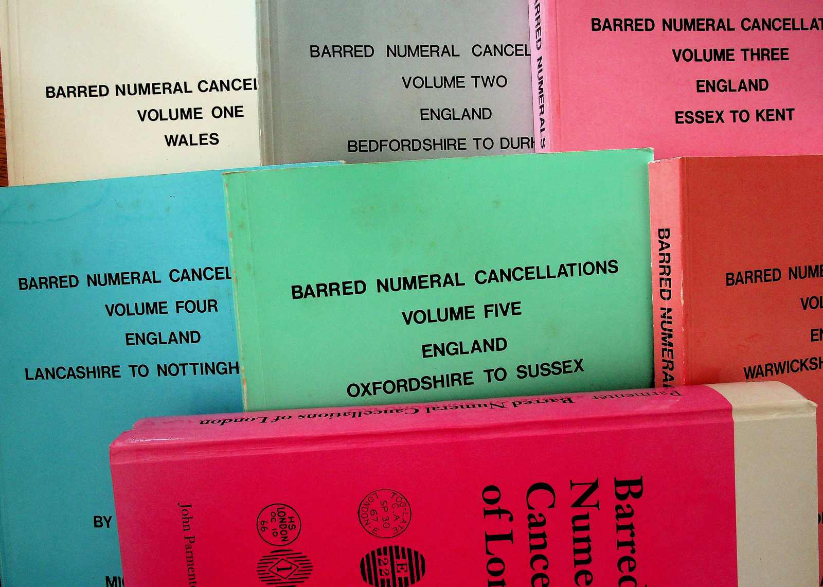 GREAT BRITAIN Barred Numeral Cancellations of England and Wales ...