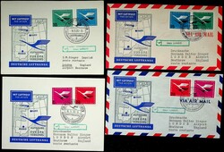 16.5.1955, Aufnahme des LH Europaverkehrs m. Convair CV-340 nach ...