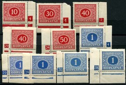 6335: Czechoslovakia - Postage due stamps