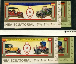 1976, Autoveteranen 3 P. David und Weber sowie 5 P. Hispano Suiza und ...