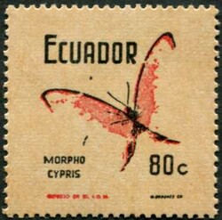 1969, Schmetterlingen 80 C. Kab.-Stück, ABART: fehlende Farben ...