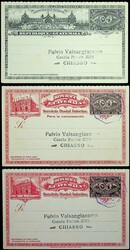 1897, Zentral Amerikanische Ausstellung, drei versch. Pra ...