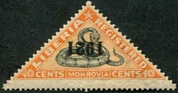 1921, Einschreiben-AH-Ausg. a. 10 C. Gabunviper, kpl. gest. Pra.-Satz ...