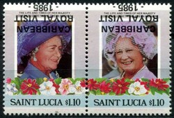 6035: St. Lucia - Se-tenant prints