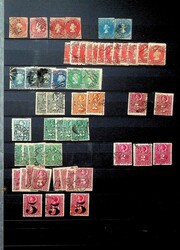 USA, MITTEL- UND SÜD-AMERIKA in Einsteckbuch ca. 1850-1920 mit USA, ...