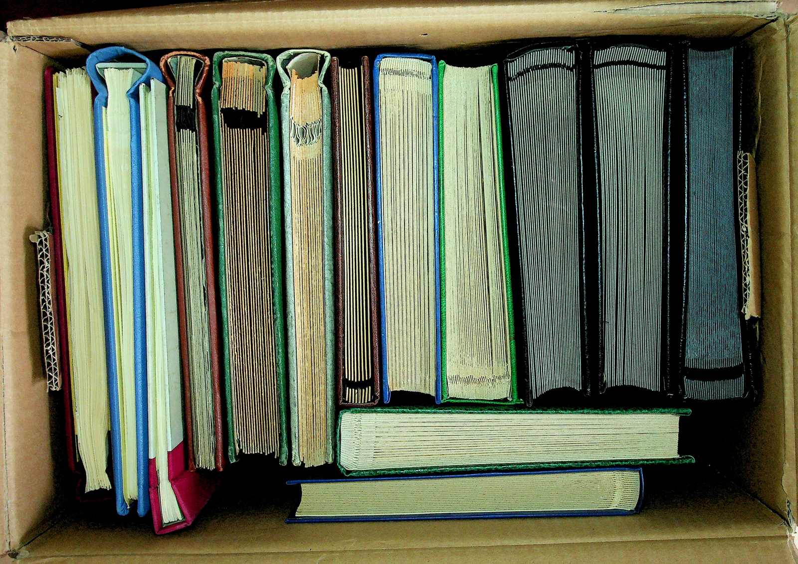 Umzugskarton voll mit 14 grossen Steck-/KlemmalbenAutomatically ...