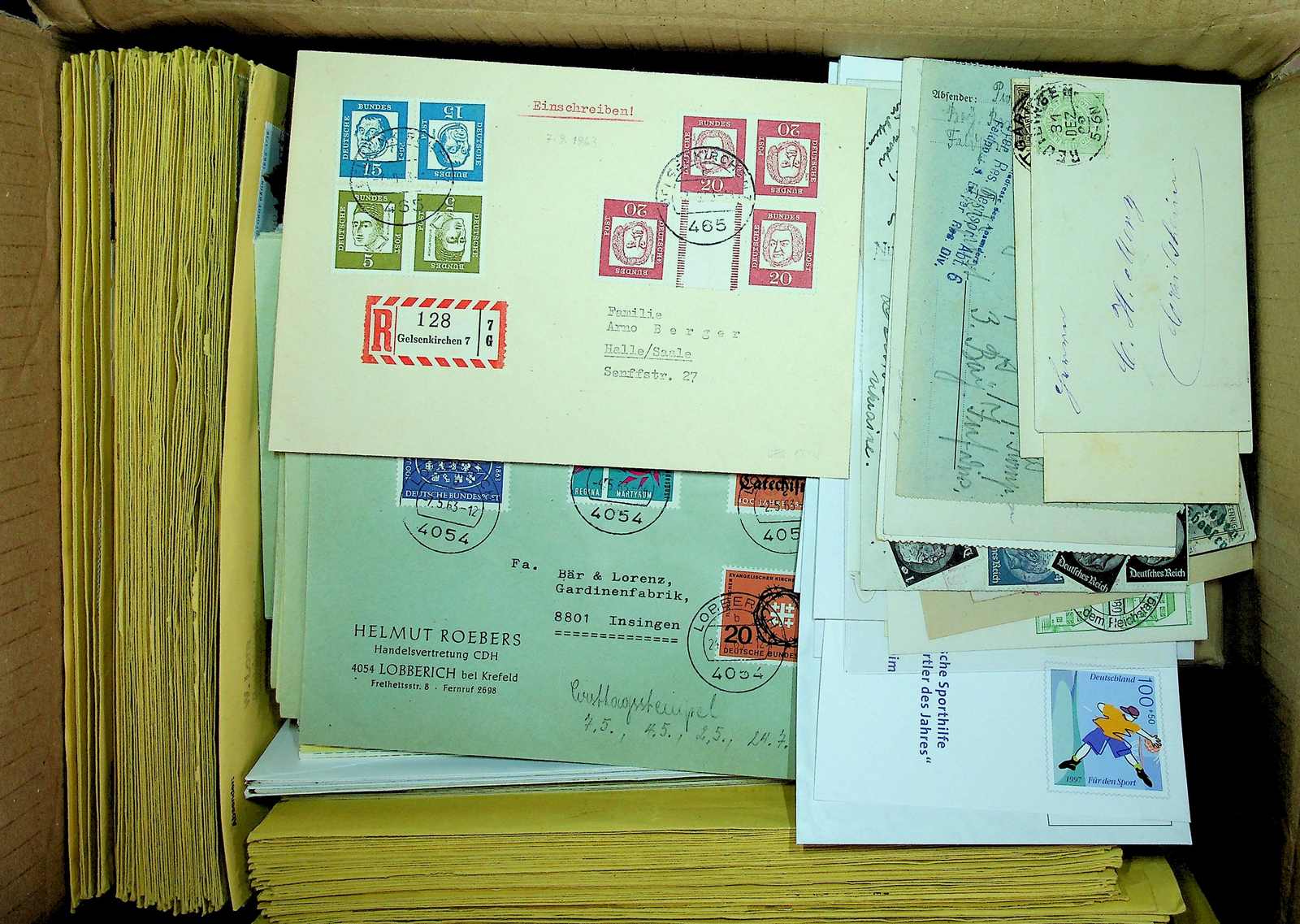 1855-2024, hunderte Belege, ohne DDRAutomatically generated ...