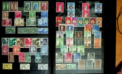 1929-2003, 5 Steckalben mit Teilsammlung, etwas Belege, ...