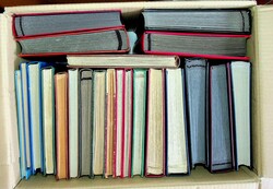 Umzugskarton voll mit 22 grossen Steckalben