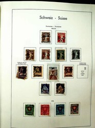 1850-1970, Teilsammlung im Leuchtturm Vordruck-Klemmalbum, n.A. ca. ...