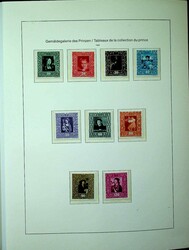 1945-88, Vordruckalbum mit fast kpl. Sammlungen, dabei auch Bl. 4 und ...