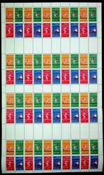 1420: ドイツ連邦共和国 - Se-tenant prints