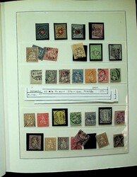 1850-1960, Klemmbinder mit schöner Sammlung ab 4 x Rayon, 6 x ...