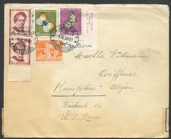 1886-1952, Lot mit Nr. 72 mit rückseitigem Abklatsch, PP 1950-51, ...