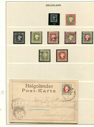 1851-71, 2 Lindner Ringbinder mit Sammlung Marken und Belege, dabei ...