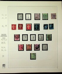 1841-1951, SAFE Ringbinder mitTeilsammlung Marken und Belege, ab Nr. ...