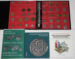 ca.1600-1990, Album mit fast 100 Münzen von alt bis neu, meist ...